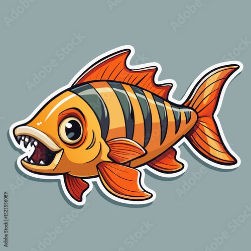 fish on a white background
