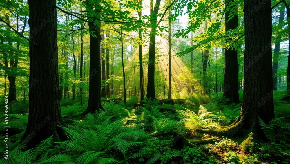 Fototapeta premium morning in the forest