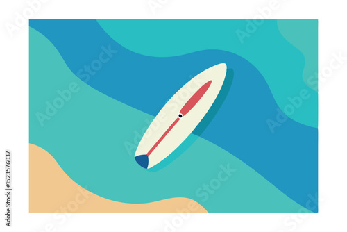 Serene Summer Paddleboarding Ocean Views and Tranquil Waters