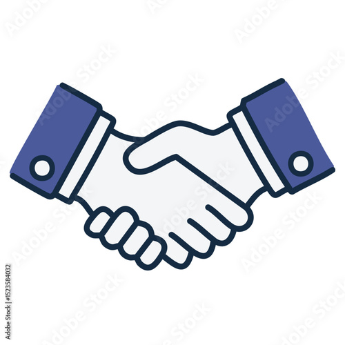 Handshake  vector icon. 