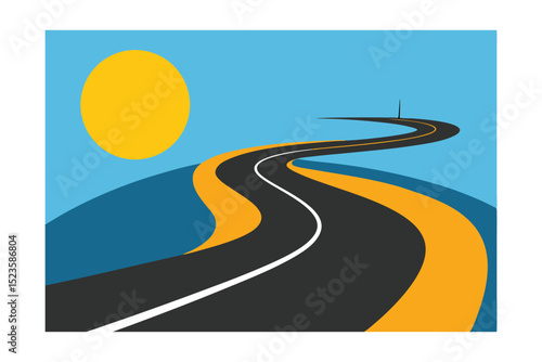 Winding Road to Success A Journey of Aspirations and Dreams