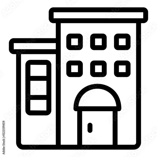 accommodation Line Icon