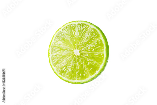 juicy slice of lime isolated on white background PNG