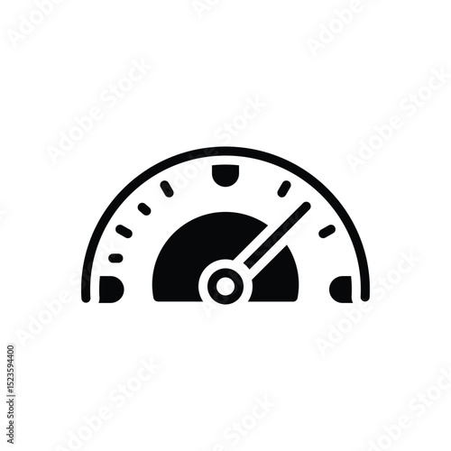 Black solid icon for indicator