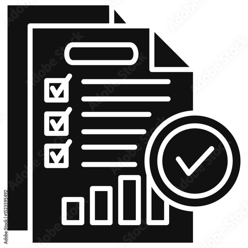 Approval Glyph Icon