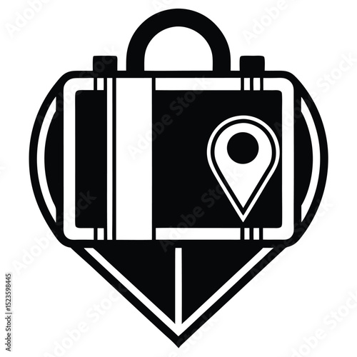 tour guide element isolated translation device on white background