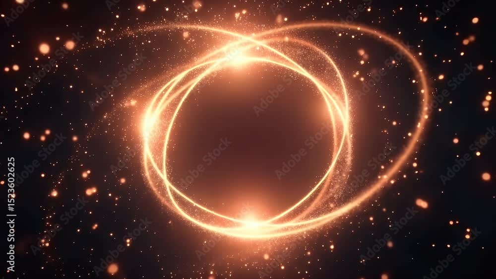 Abstract glowing circle design Abstract glowing circle design