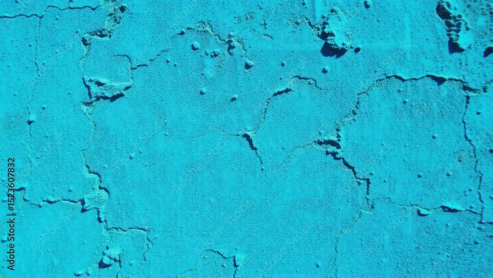 Fototapeta premium Stunning Turquoise Texture A Detailed, Vibrant Wall Surface