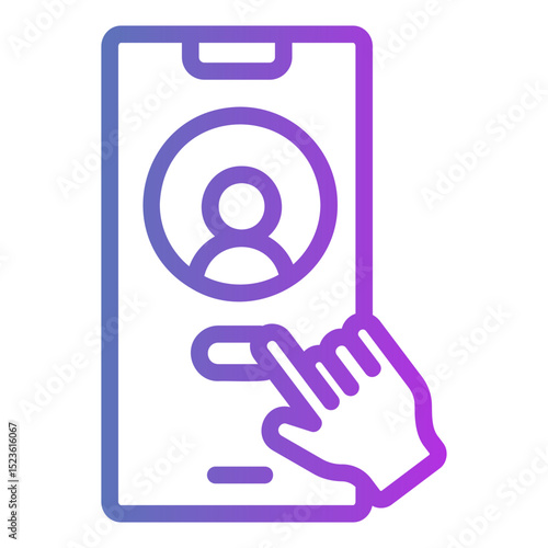 videocall Gradient icon