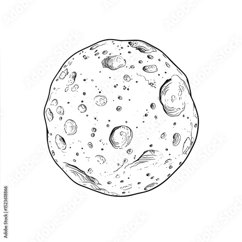 Asteroid Illustration