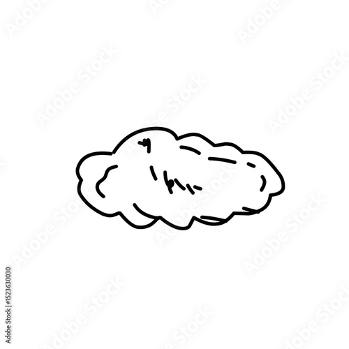 clouds sketch hand drawn doodle