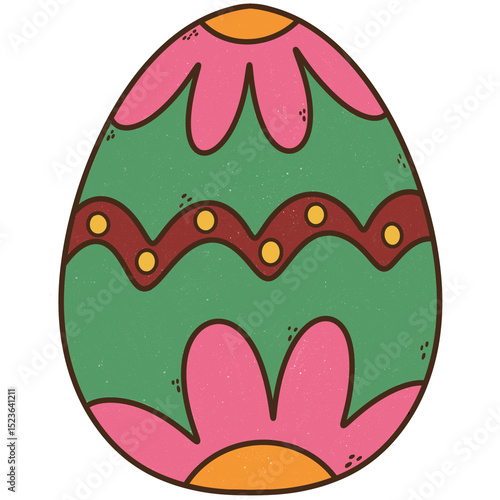 Easter Egg Hand Drawn Illustration