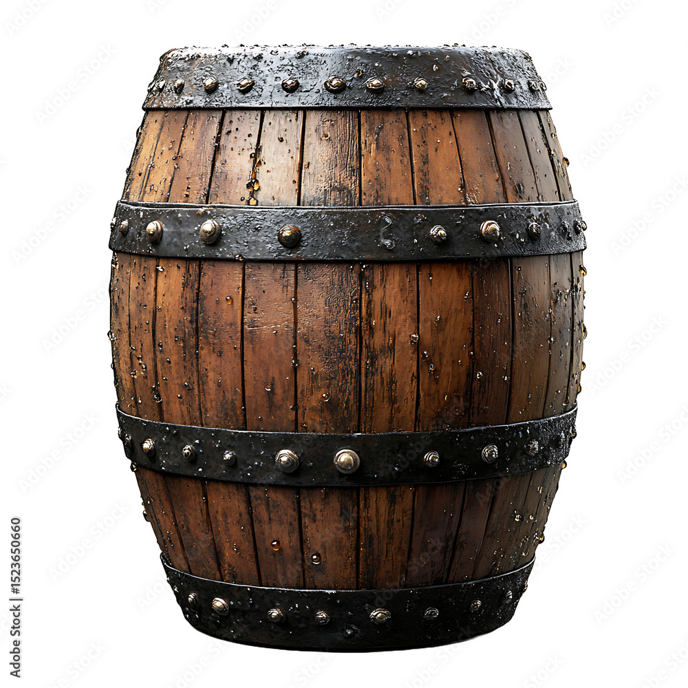 Fototapeta premium Rain barrel High quality Realistic image
