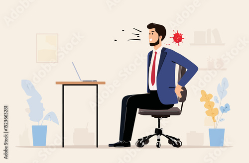 Office Syndrome Back Pain and Poor Posture in Office Workers