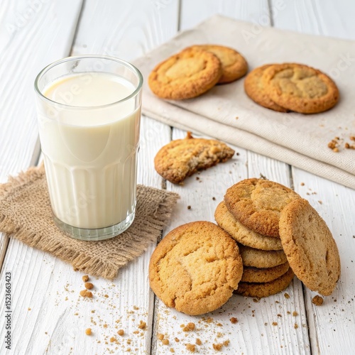 Crispy Cookies and Milk on ...