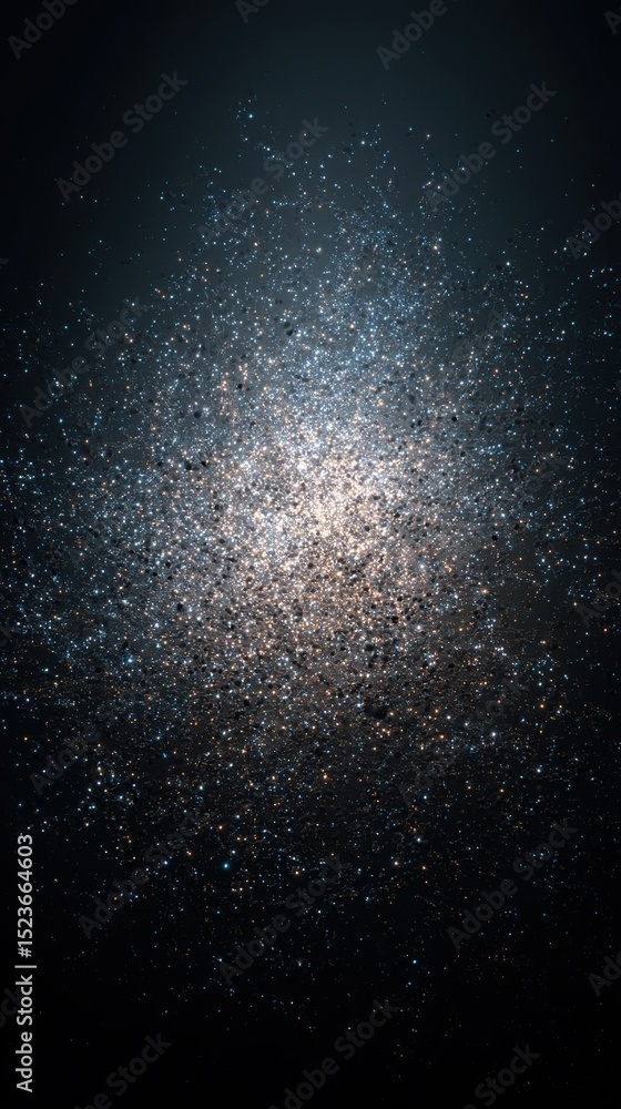 Obraz premium Abstract Particles Explosion.