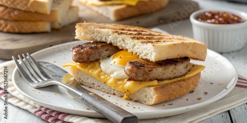 Grilled Pork, Egg and Chees...