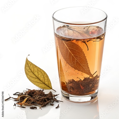 Herbal Tea in Glass with Dr...