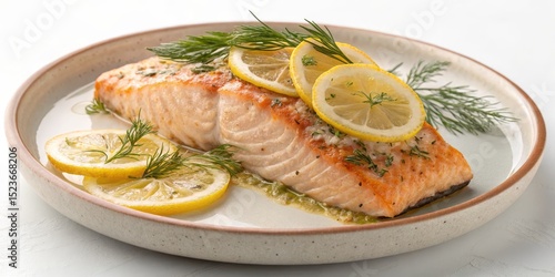 Lemon Dill Baked Salmon Rec...