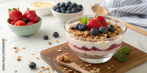 Layered Yogurt Parfait with...