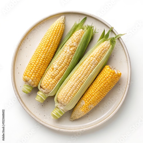 Overhead Shot of Fresh Corn...