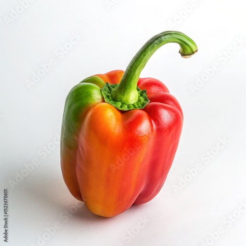 Red Orange Bell Pepper on W...