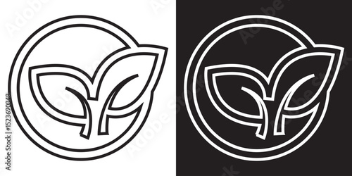 Eco friendly icons. Natural food labels. vector illustration. EPS 10/AI