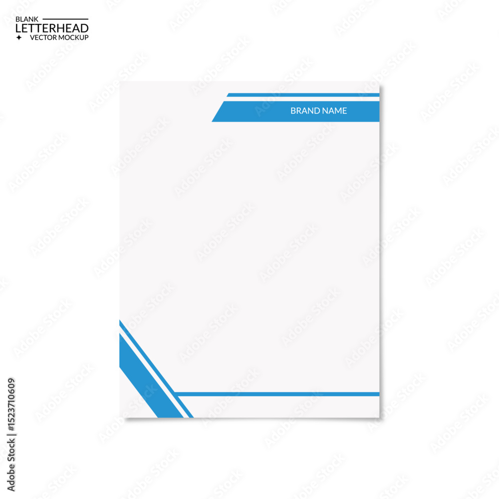 editable blank letterhead with simple shape editable blank letterhead with simple shape