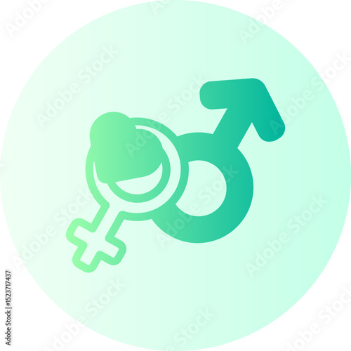 gender gradient icon