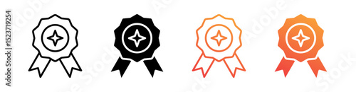 Quality Multiple Style Icon Set Vector 