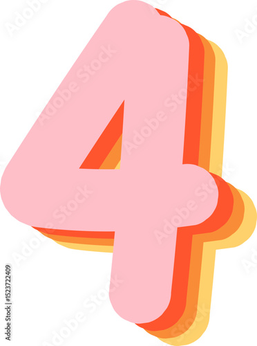 Soft Pastel 3D Alphabet and Numbers