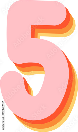 Soft Pastel 3D Alphabet and Numbers