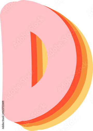 Soft Pastel 3D Alphabet and Numbers