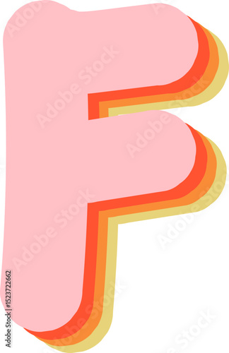 Soft Pastel 3D Alphabet and Numbers