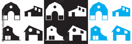 Icons related to barn. Vector pictograms of body organs icon. Vector for websites, mobile interfaces, presentations, banner, visual branding etc. Vector illustration. EPS 10