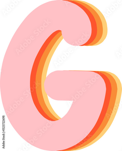 Soft Pastel 3D Alphabet and Numbers