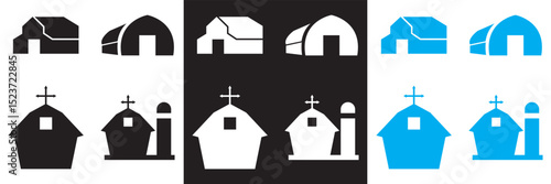 Icons related to barn. Vector pictograms of body organs icon. Vector for websites, mobile interfaces, presentations, banner, visual branding etc. Vector illustration. EPS 10