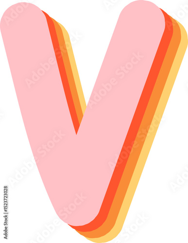 Soft Pastel 3D Alphabet and Numbers