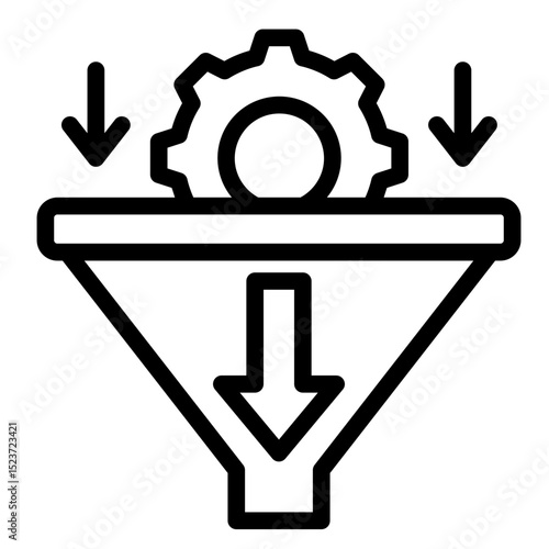 Bottleneck Removal  Icon Element For Design	