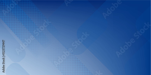 Abstract blue background with glowing geometric lines. Modern blue gradient square shape design. Futuristic technology concept. Suit for brochure, corporate, website, poster, banner, cover modern