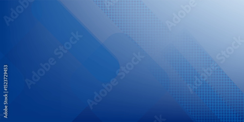 Abstract blue background with glowing geometric lines. Modern blue gradient square shape design. Futuristic technology concept. Suit for brochure, corporate, website, poster, banner, cover modern