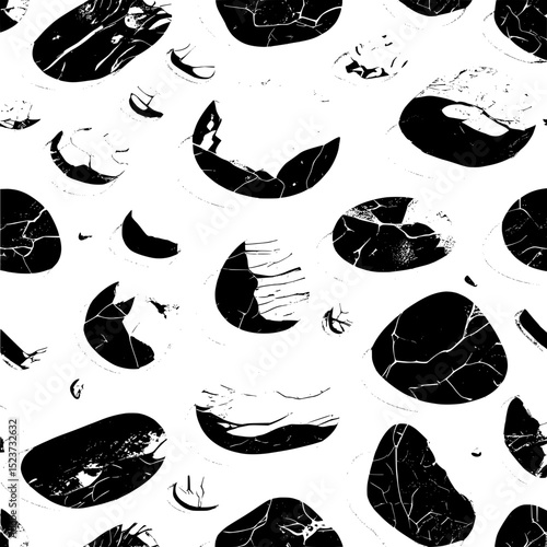Abstract Pebbles Pattern