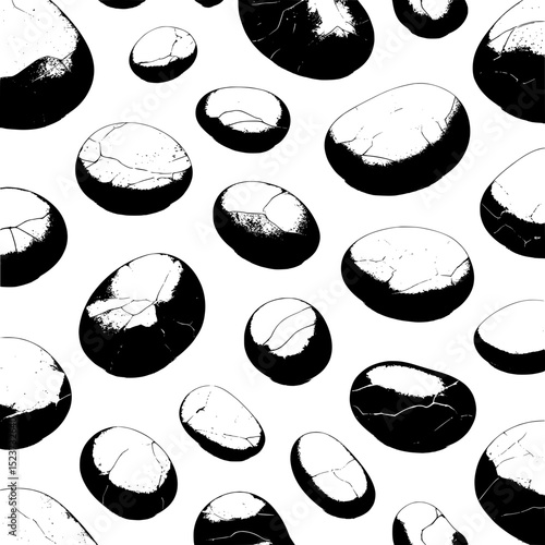 Abstract Pebbles Pattern