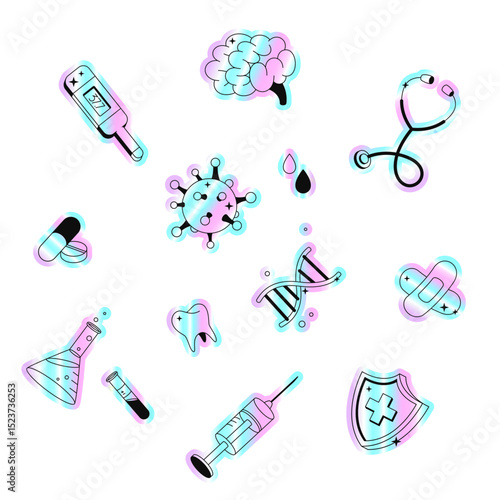 Medical stickers
