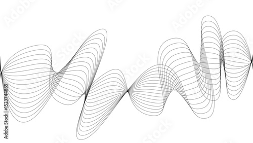 pattern background wavy strings and threads flowy art abstract sound or windy waves black elegant artsy tangle