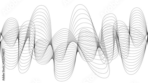 pattern background wavy strings and threads flowy art abstract sound or windy waves black elegant artsy tangle