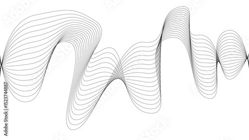 pattern background wavy strings and threads flowy art abstract sound or windy waves black elegant artsy tangle