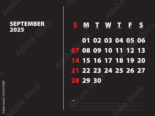 calendar 2025 date template deadline diary business work job planner month event office interview