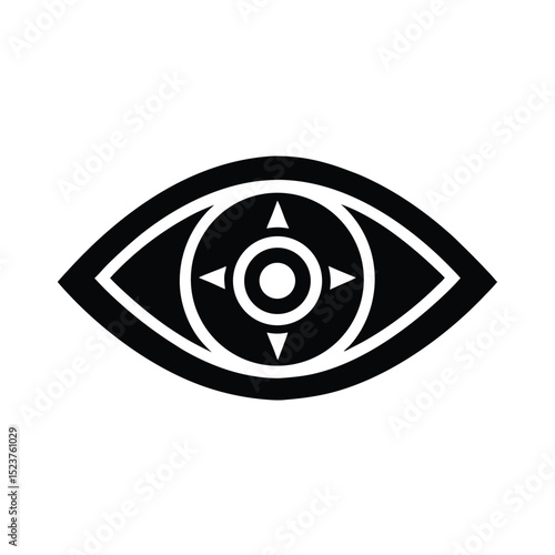 Eye Scanner Icon Vector Illustration