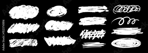 ブラシで書いたラクガキ素材セット2